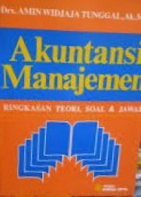 Image of Akuntansi manajemen: ringkasan. teori. soal dan jawab