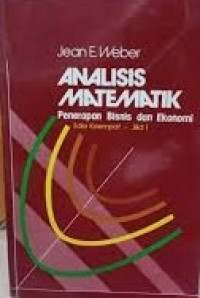 Image of Analisis matematik: Penerapan bisnis dan ekonomi