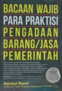 Image of Bacaan wajib para parktisi pengadaan barang/jasa pemerintahan