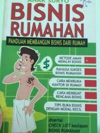 Image of Bisnis rumahan  = panduan membangun  bisnis dari rumah
