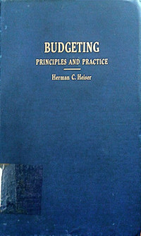Image of Budgeting: principles and practice