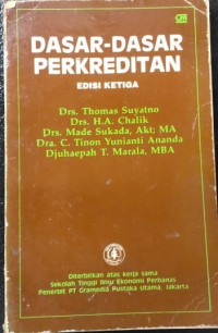 Image of Dasar- Dasar perkreditan