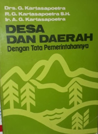 Image of Desa dan daerah dengan tata pemerintahannya