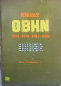 Image of Empat GBHN: 1973-1978-1983-1988