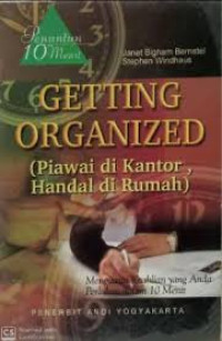 Image of Getting organized