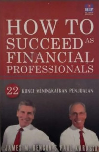 Image of How To Succeed as Financial Professioanals