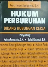 Image of Hukum perburuhan bidang hubungan kerja