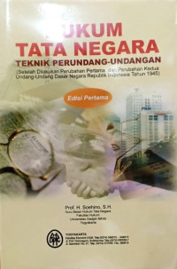 Image of Hukum tata negara : Teknik perundang-undangan