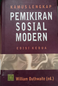 Image of Kamus Lengkap Pemikiran Sosial Modern