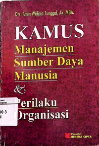 Image of Kamus Manajemen daya Manusia Dan Perilaku Organisasi