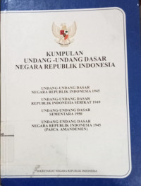 Image of Kumpulan Undang-Undang Dasar Negara RI