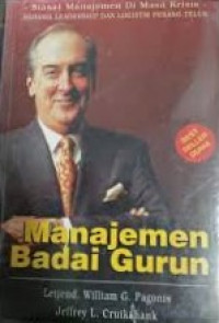 Image of Manajemen badai gurun: Siasat Manajemen di masa krisis