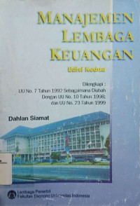 Image of Manajemen Lembaga Keuangan