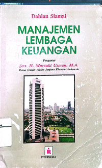 Image of Manajemen lembaga keuangan