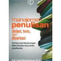 Image of Manajemen Penulisan Skripsi. Tesis. Dan Disertasi