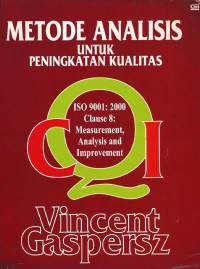 Image of Metode Analisis Untuk Peningkatan Kualitas