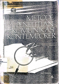 Image of Metode penelitian komunikasi kontemporer