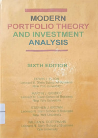 Image of Modern Portfolio Theory And Investment Analysis