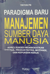 Image of Paradigma Baru Manajemen Sumber Daya Manusia