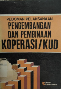 Image of Pedoman pelaksanaan pembinaan Koperasi / KUD