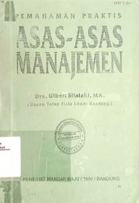Image of Pemahaman praktis asas-asas manajemen