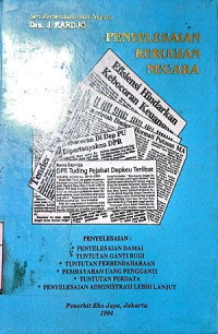 Image of Penyelesaian Kerugian negara