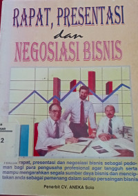 Image of Rapat. presentasi dan negosiasi bisnis