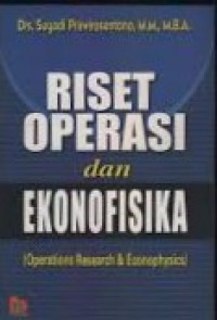 Image of Riset operasi  dan ekonofisika