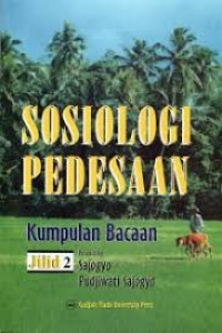Image of Sosiologi pedesaan: kumpulan bacaan