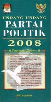 Image of Undang-undang partai politik 2008