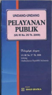 Image of Undang-Undang Pelayanan Publik
