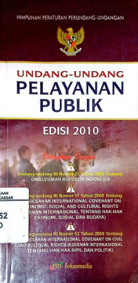 Image of Undang-undang Pelayanan Publik