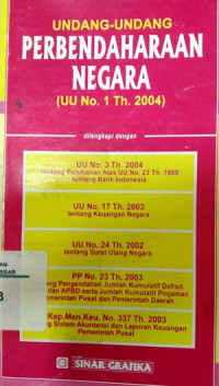 Image of Undang-undang perbendaharaan negara